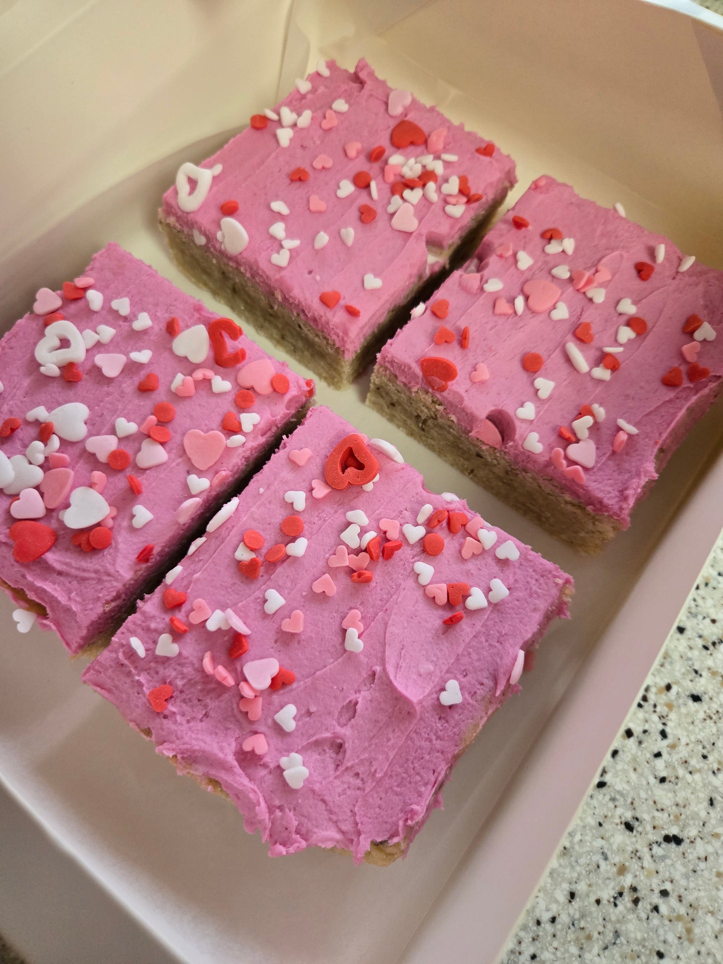 Valentine's Cookie Bars