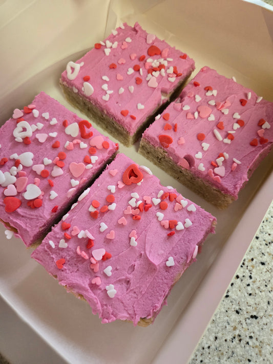 Valentine's Cookie Bars
