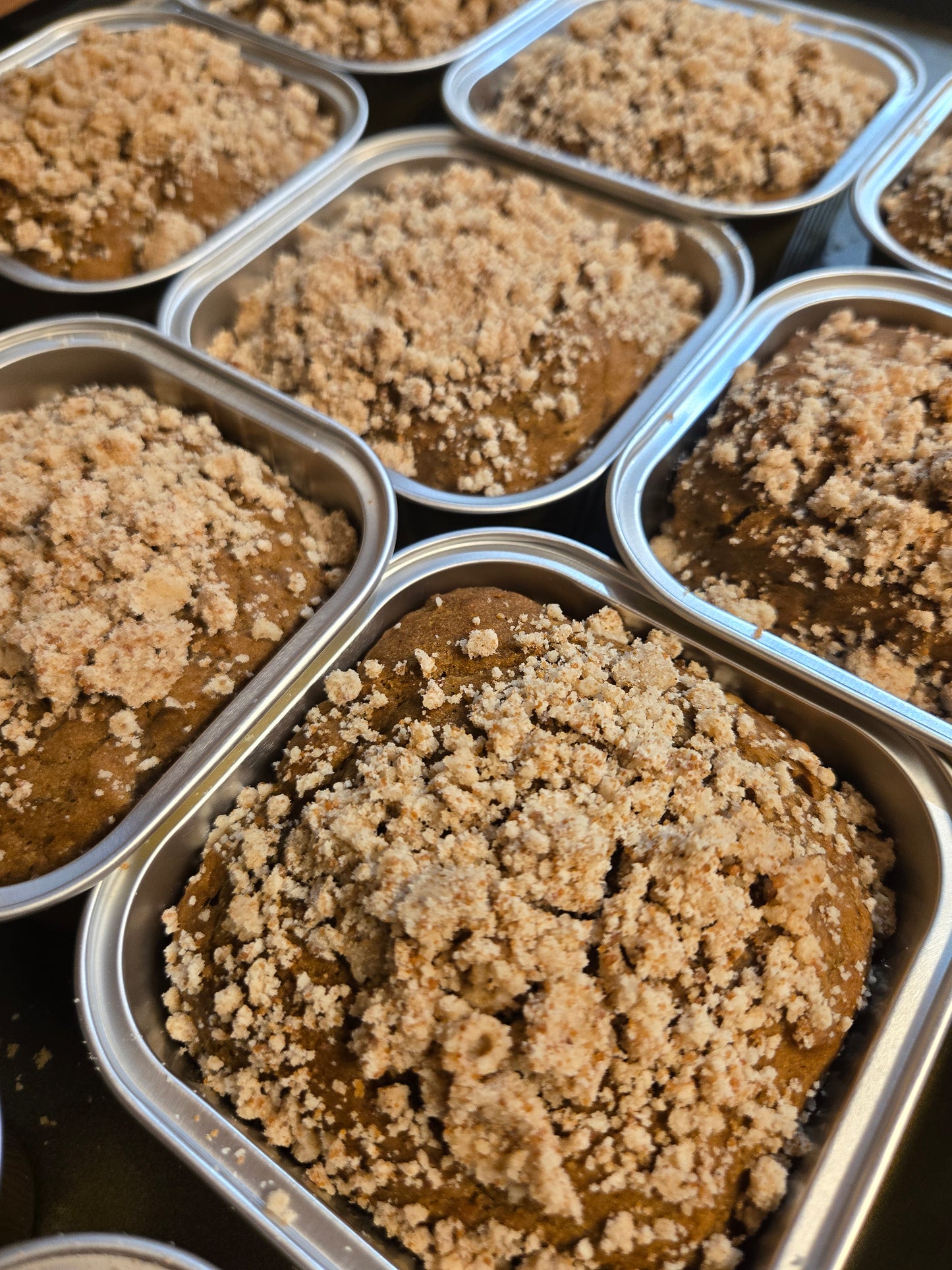 Gingerbread Crumble Bread  GF /Vegan