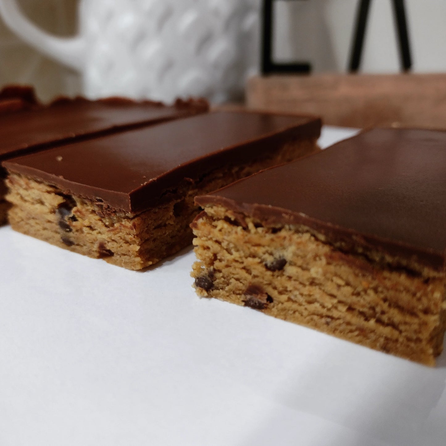 Chocolate Chip Cookie Dough Protein Bars